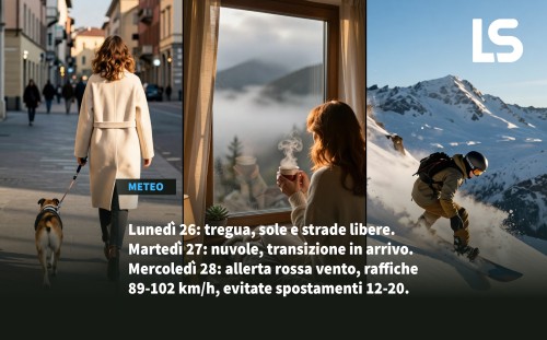 Meteo - Cosa aspettarsi fino a mercoledì – Treg...