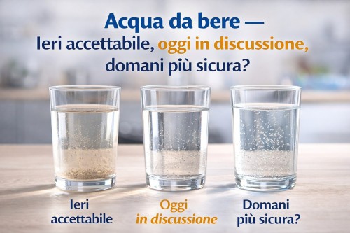 Acqua da bere — Ieri accettabile, oggi in discus...